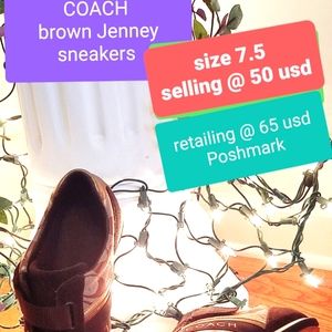 Coach brown Jenney sneakera